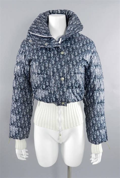 dior puffer jacket blue women's|christian dior puffer jacket women's.